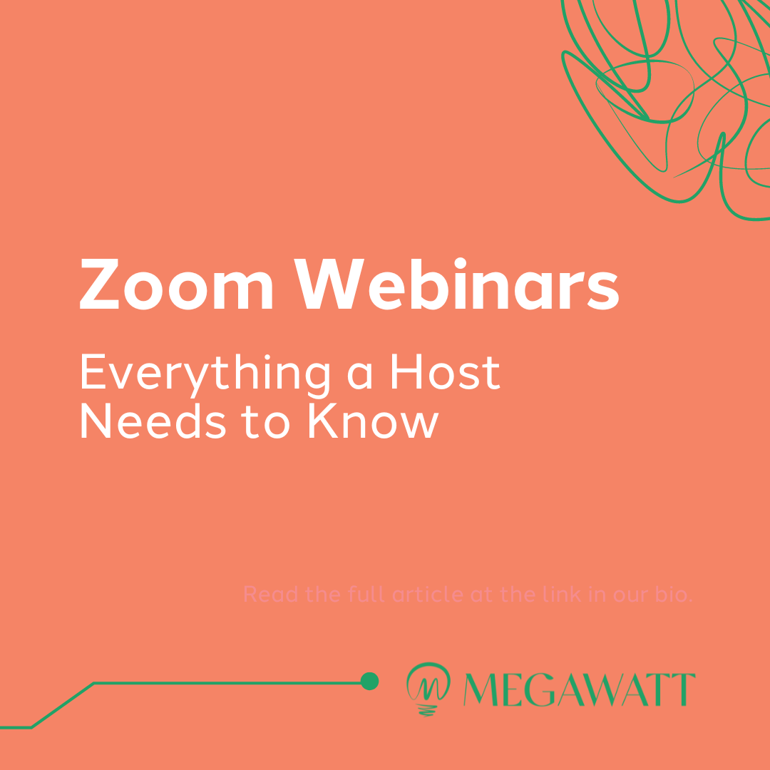 Zoom inars Everything a Host Needs to Know